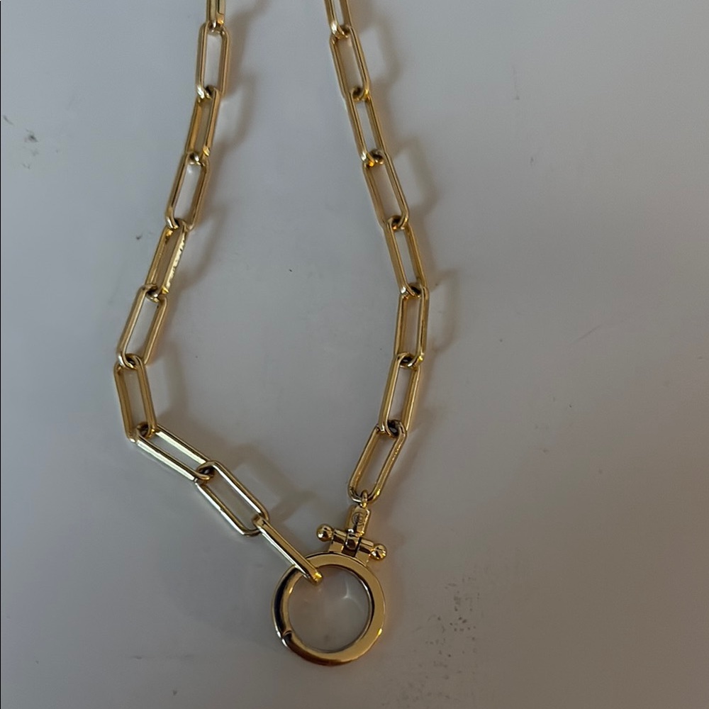 Gorjana Gold Paperclip Necklace